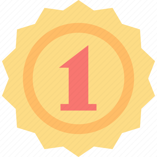First, achievement, award, badge, medal, prize, winner icon - Download on Iconfinder