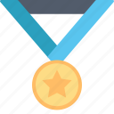 medal, award, badge, prize, ribbon, star, trophy