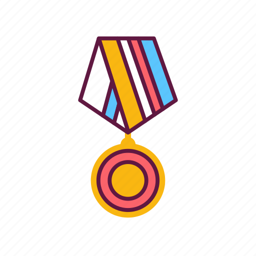 Achievement, award, badge, medal, ribbon, victory, winner icon - Download on Iconfinder