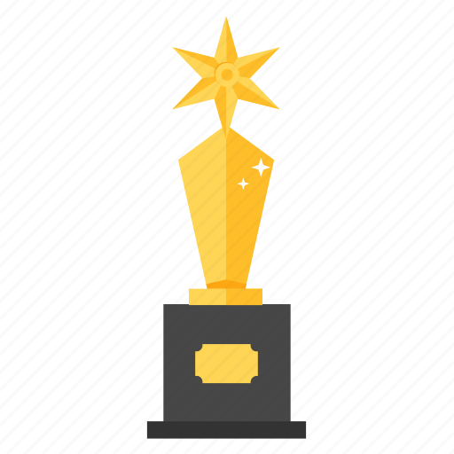 Award, gold, golden, popular award, prize, trophy, star icon - Download on Iconfinder