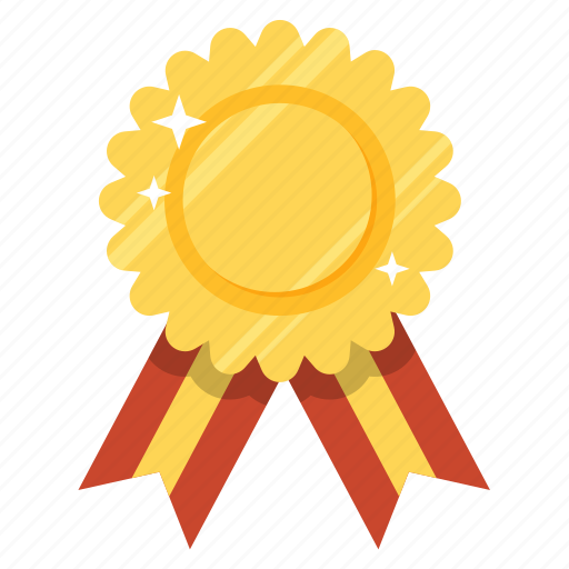 Best, first, gold, guarantee, medal, popuar, ribbon icon - Download on Iconfinder