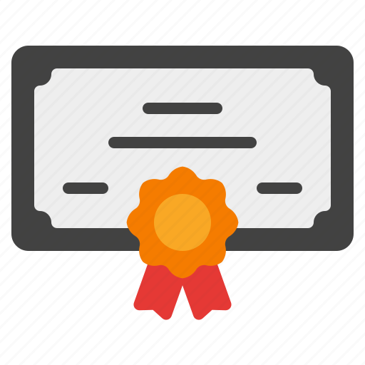 Certificate, diploma, degree, award, achievement, success, reward icon - Download on Iconfinder
