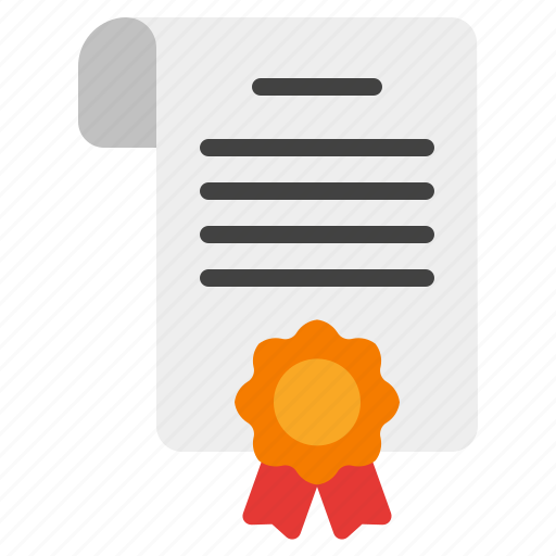 Charter, diploma, certificate, document, achievement, badge, award icon - Download on Iconfinder