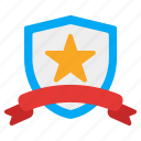 badge, medal, award, prize, winner, shield, star