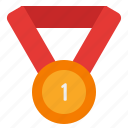 medal, award, winner, badge, first, achievement, prize
