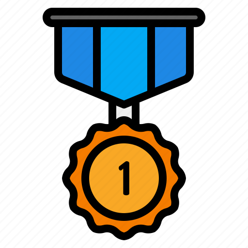 Medal, award, winner, badge, first, achievement, prize icon - Download on Iconfinder