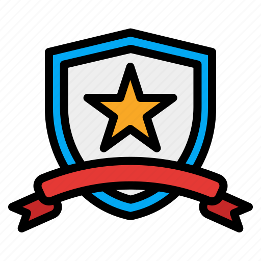 Badge, medal, award, prize, winner, shield, star icon - Download on Iconfinder