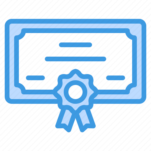 Certificate, diploma, degree, award, achievement, success, reward icon - Download on Iconfinder