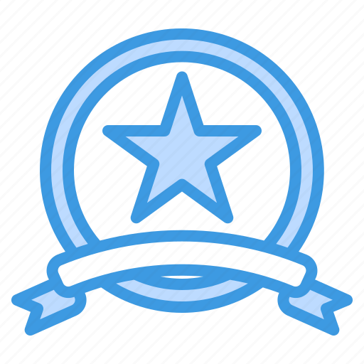 Badge, award, winner, ribbon, star, achievement, medal icon - Download on Iconfinder