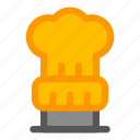 trophy, chef hat, cooking, gastronomy, gold