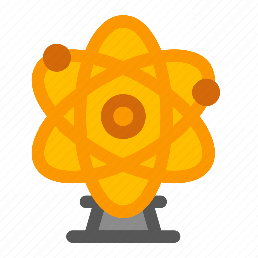 Trophy, atom, science, education, learning icon - Download on Iconfinder