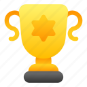 trophy, star, gold, cup