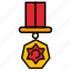 achievement, award, badge, medal, winner 