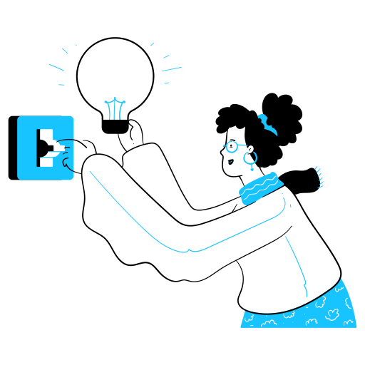 Energy, power, lightbulb, ecology, idea, thought, turn illustration - Free download