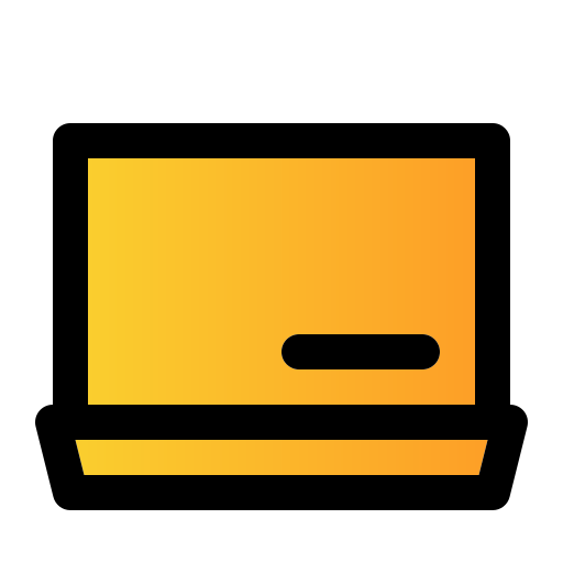 Business, computer, filled, laptop, line, management, monitor icon - Free download
