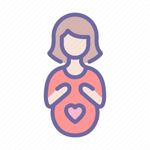 Pregnancy, woman, mother, female, pregnant, motherhood icon - Download on Iconfinder