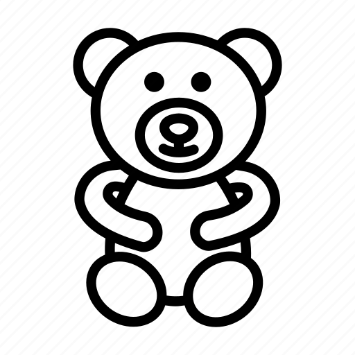 Animal, bear, child, plush, soft, teddy, toy icon - Download on Iconfinder
