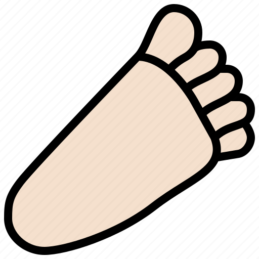 Baby, barefoot, footprint, human, tiny icon - Download on Iconfinder