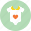 baby clothes, child, cloth, fashion, heart, infant, kid 