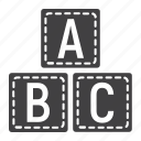 abc, alphabet, blocks, cube, education, learn, toy