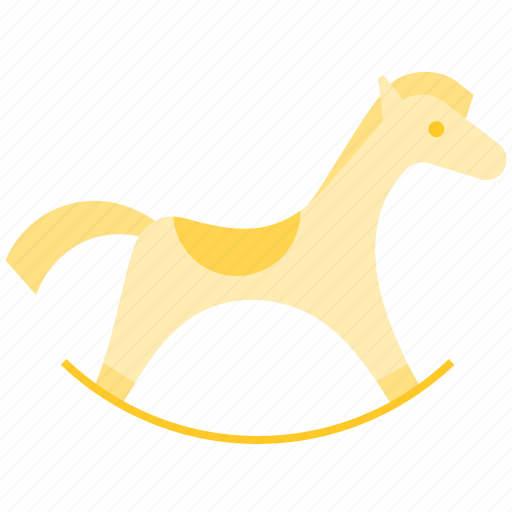 Baby, cockhorse, horse, play, ponny, rocking horse, toy icon - Download on Iconfinder
