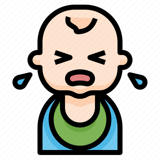 Avatar, baby, crying, infant, newborn, sick icon - Download on Iconfinder