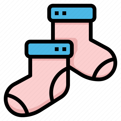 Baby, infant, socks, wear icon - Download on Iconfinder