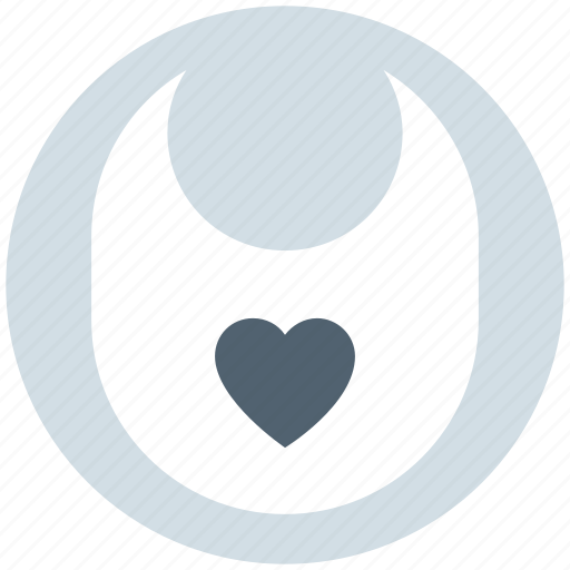 Baby, bib, children, food, kids, mess, protect icon - Download on Iconfinder