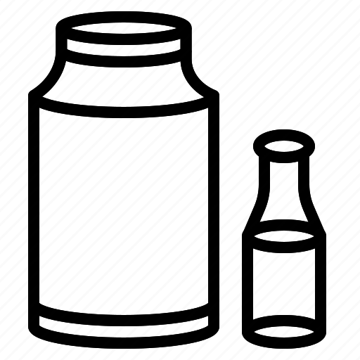 Bottle, glass, milk icon - Download on Iconfinder