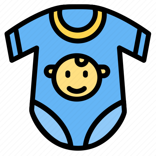 Baby, baby clothing, baby onesie, clothes, clothing, kid and baby, onesie icon - Download on Iconfinder