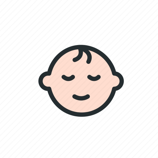 Baby, child, face, glad, happy, kid, smile icon - Download on Iconfinder