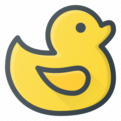 Baby, bath, child, children, duck, rubber, toy icon - Download on Iconfinder