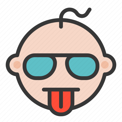 Baby, blah, cool, emoji, emoticon, expression icon - Download on Iconfinder