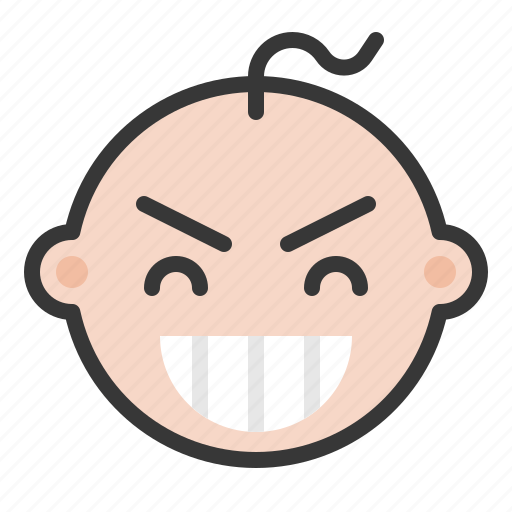 Baby, emoji, emoticon, expression, pleased icon - Download on Iconfinder