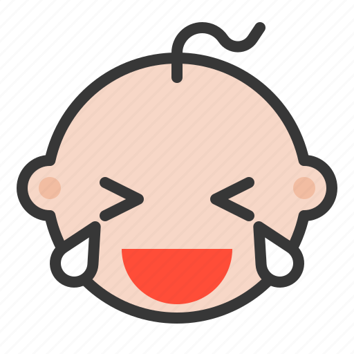 Baby, emoji, emoticon, expression, laugh icon - Download on Iconfinder