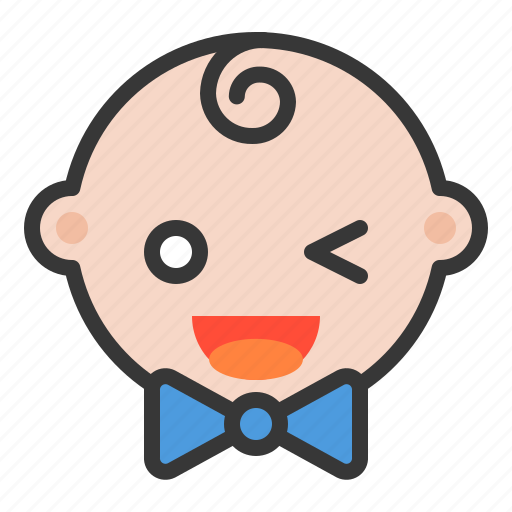 Baby, emoji, emoticon, expression, happy, smile icon - Download on Iconfinder