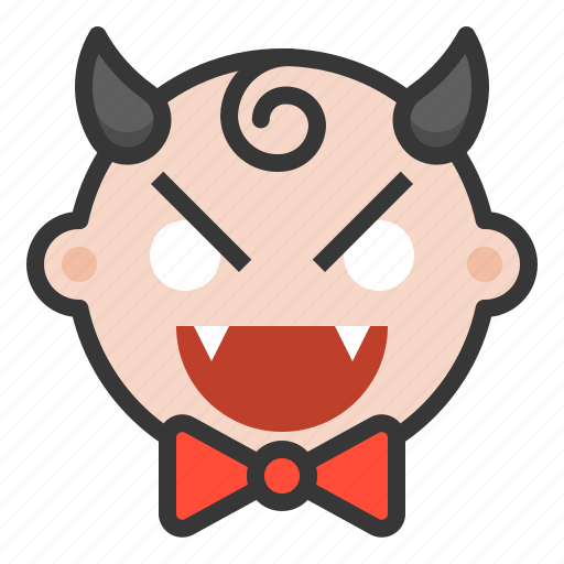 Baby, devil, emoji, emoticon, evil, expression icon - Download on Iconfinder