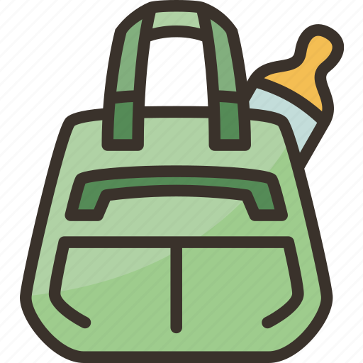 Bag, diaper, baby, carry, travel icon - Download on Iconfinder