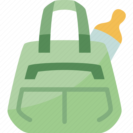 Bag, diaper, baby, carry, travel icon - Download on Iconfinder