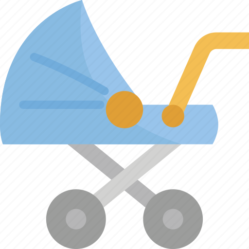 Carriage, baby, stroller, wheel, transportation icon - Download on Iconfinder
