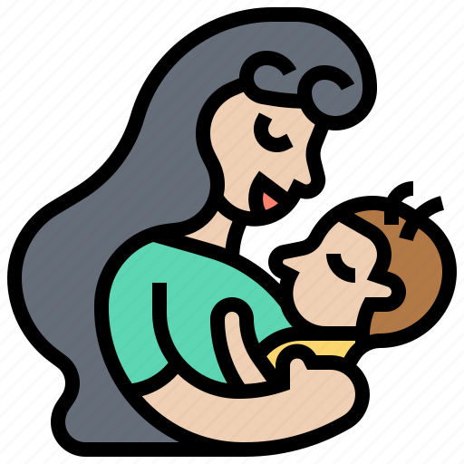Baby, breastfeeding, lactating, milk, mother icon - Download on Iconfinder