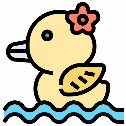 Bath, duck, fun, rubber, water icon - Download on Iconfinder