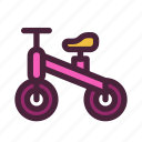 baby, bike, ride, vehicle, tricycle, toddler, toy