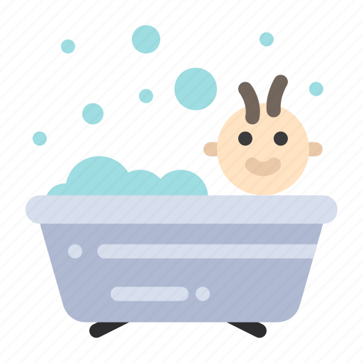 Baby, bath, bathing, shower icon - Download on Iconfinder