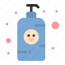 baby, bottle, lotion, shampoo