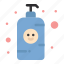 baby, bottle, lotion, shampoo 