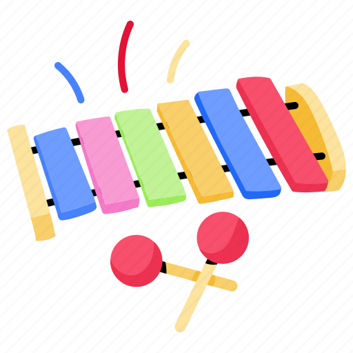 Marimba, xylophone, vibraphone, percussion, musical instrument sticker - Download on Iconfinder