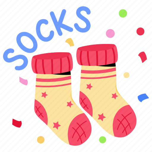 Stockings, baby socks, hosiery, baby apparel, baby accessory sticker - Download on Iconfinder