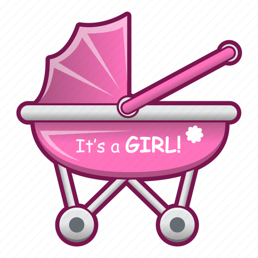 Baby, cartoon, girl, shower icon - Download on Iconfinder