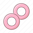 pink, silicone rings, pink rings, handcraft